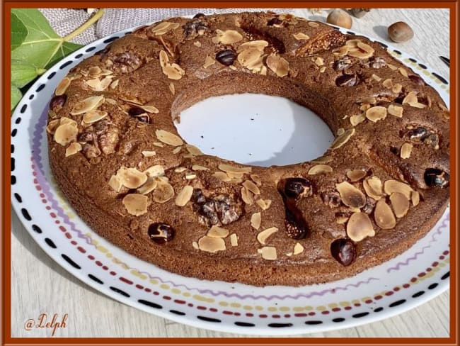 Gâteau aux figues et fruits secs