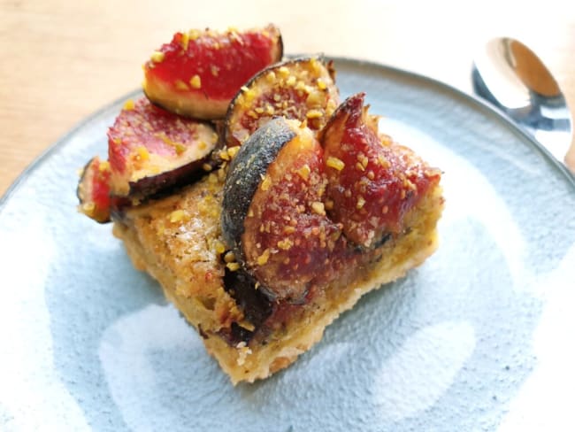 Tarte figues pistache d'après une recette de Yotam Ottolenghi