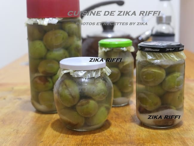 CONSERVES D'OLIVES SIGOISES PAR LACTOFERMENTATION/ PLATS ET AMUSE BOUCHES