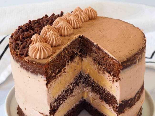 Layer-Cake Chocolat Caramel