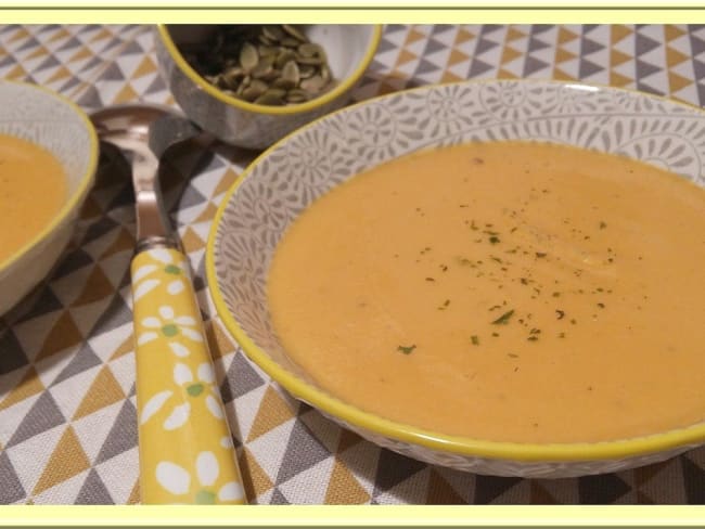 Velouté de courge butternut et patate douce