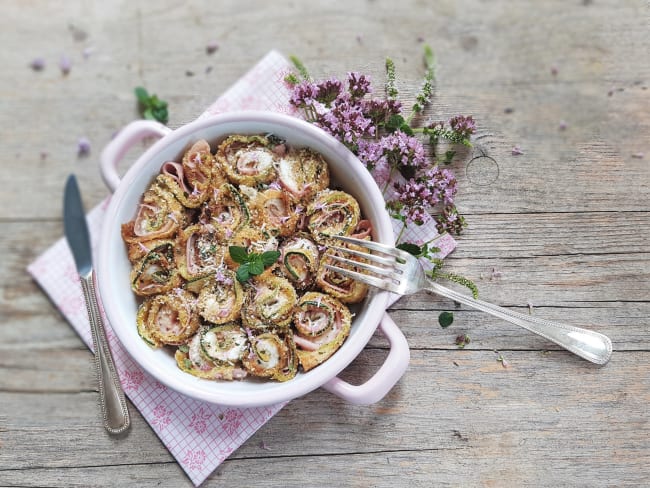 Courgettes panées à l'italienne