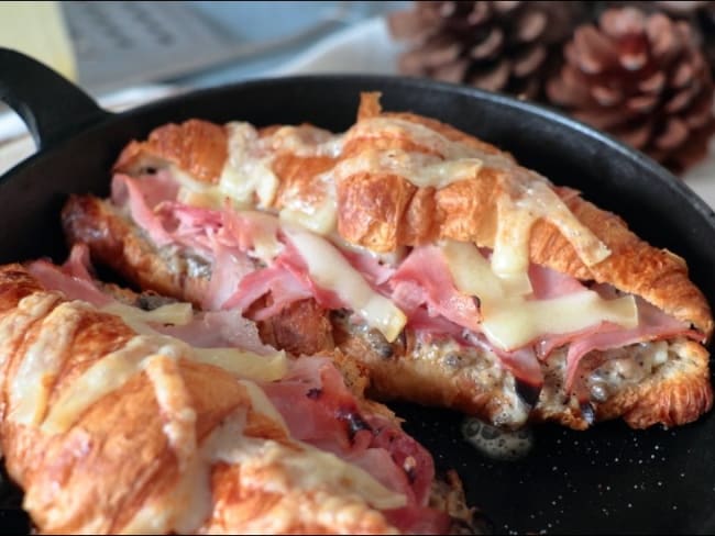 Croissants au jambon et fromage de Laurent Mariotte