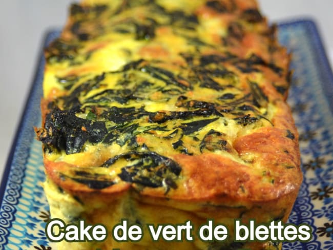 Cake de vert de blettes à la mozzarella