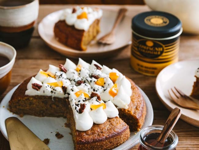 Carrot cake des maraîchers avec glaçage au mascarpone