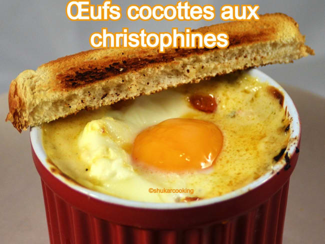 Œufs cocottes aux christophines