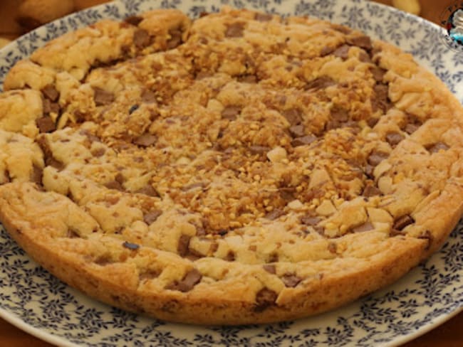 One pan cookie amandes chocolat