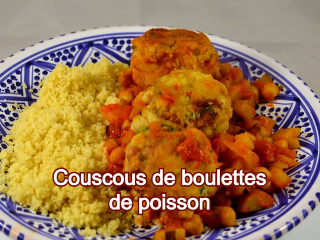 Couscous de boulettes de poisson