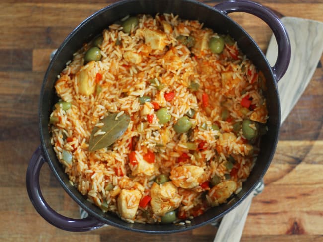 Riz au poulet - Arroz con pollo