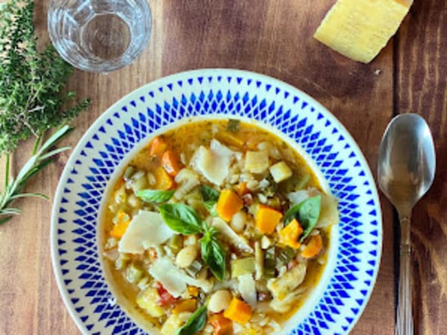 Minestrone de légumes à ma façon