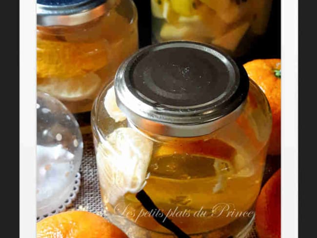 Rhum arrangé mandarine et vanille à offrir pour les fêtes