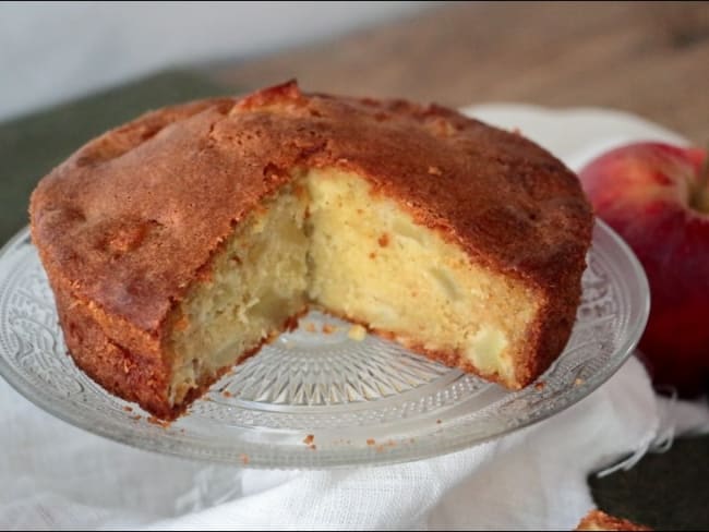 Gâteau pommes et coco