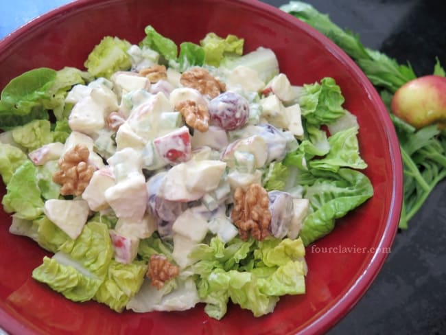 Salade composée "Waldorf Salad"