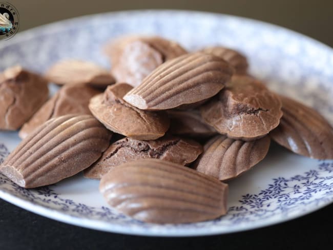 Madeleines au chocolat sans sucre