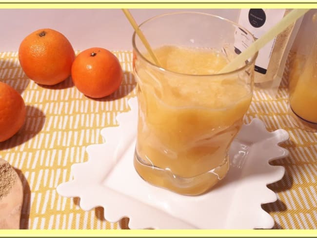 Jus de clémentines, orange, pomme et combava