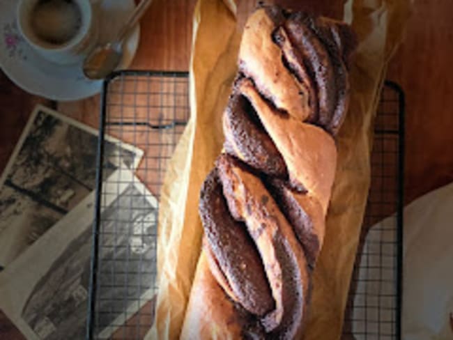 Babka caramel au chocolat