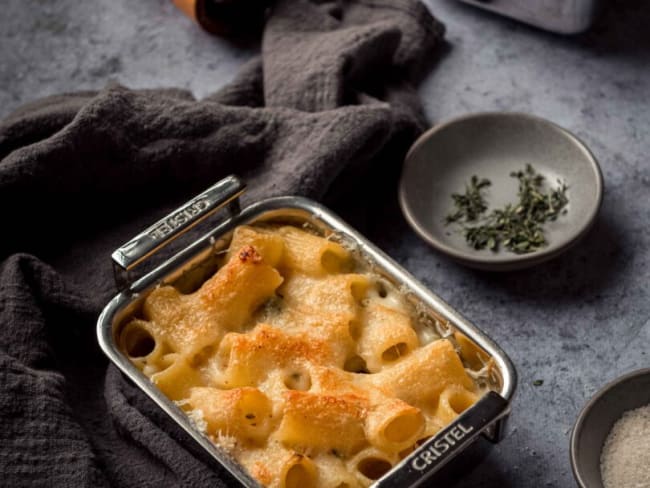 Mac and cheese aux trois fromages italiens