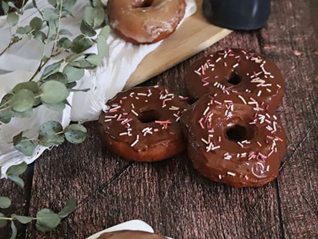 Donuts sans gluten, lait, oeuf