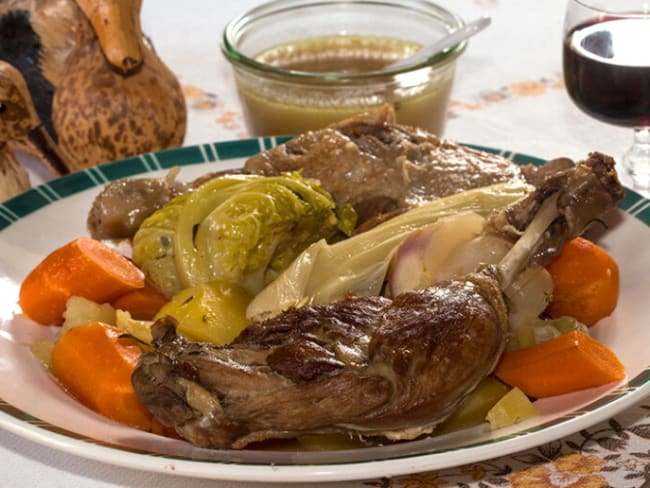 Pot-au-feu de canard