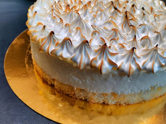 Gâteau nuage meringué au citron