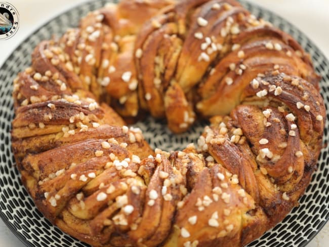 Brioche tressée à la cannelle