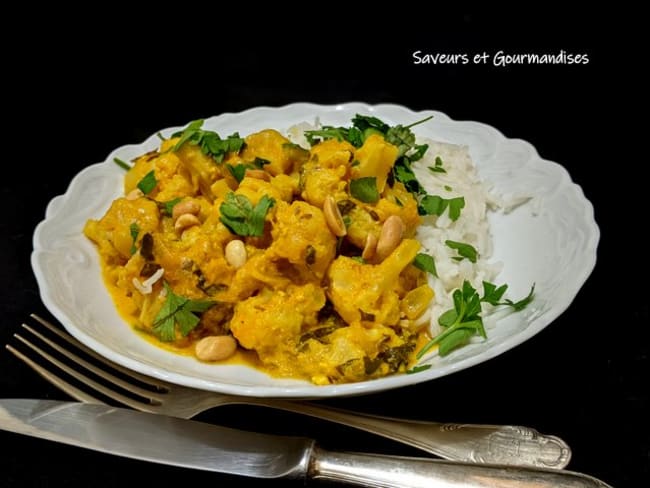 Curry de chou-fleur vegan