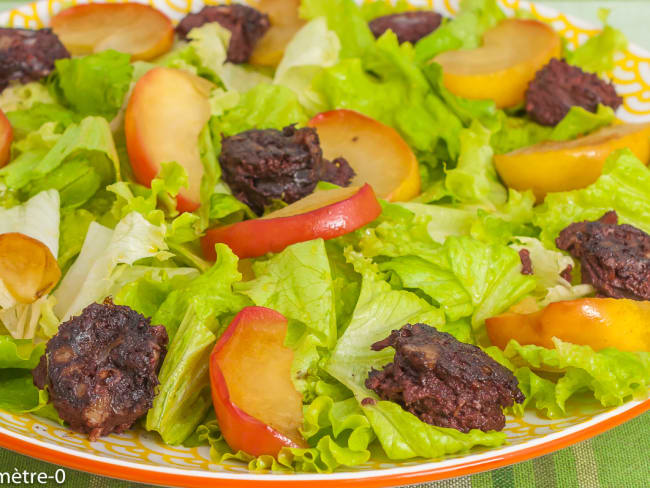 Salade de boudin noir aux pommes