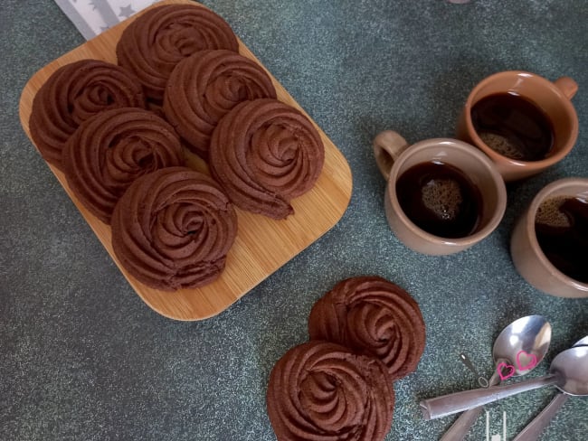 Sablés viennois au chocolat selon Pierre Hermé