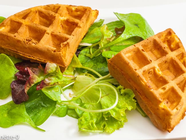 Gaufres salées à la citrouille