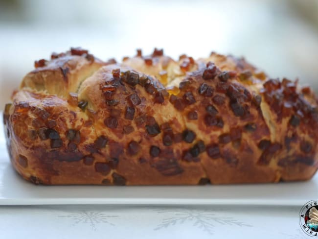 Brioche tressée au rhum