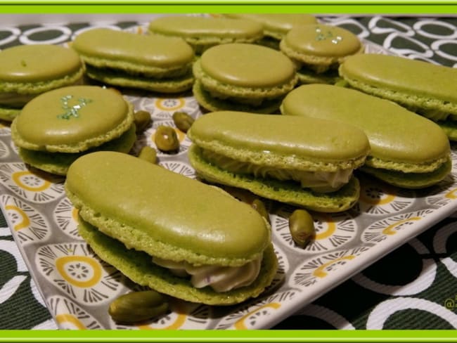 Macarons à la pistache