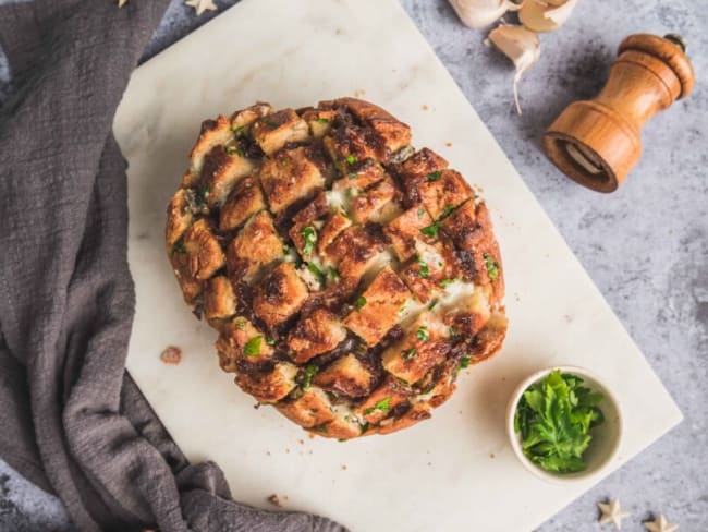 Recette pour les fêtes de pain hérisson au gorgonzola