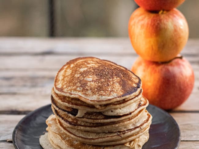 Pancakes faciles à la pomme