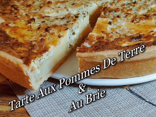 Tarte aux pommes de terre et au Brie