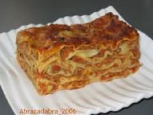 Lasagnes à ma façon