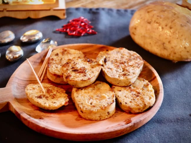 Boudin blanc maison aux cèpes