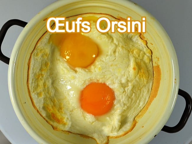 Œufs Orsini ou Œufs nuage