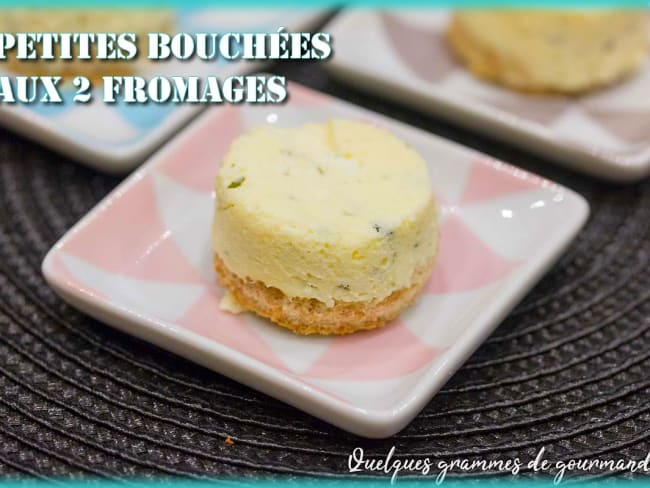 Petites bouchées aux 2 fromages