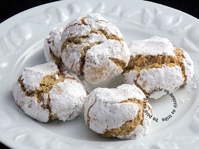 Biscuits de noël amandes et noisettes