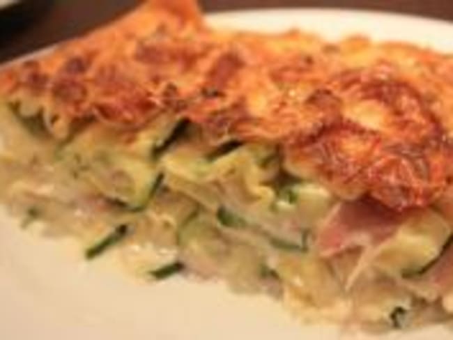 Lasagnes aux Courgettes et Crème de Camembert