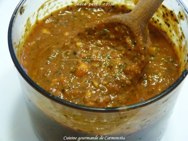 Sauce Pesto de tomate ou Pesto rosso