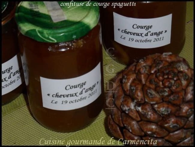 Confiture courge spaghetti