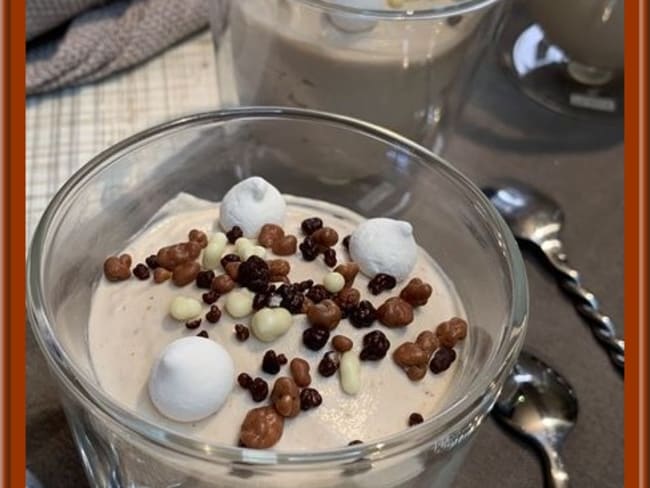 Verrine à la crème de marrons