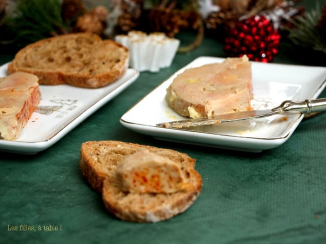 Foie gras confit pour noël