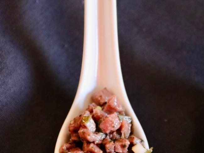 Tartare de magret de canard