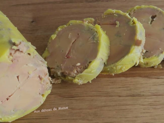 Foie gras mi-cuit à  la vapeur