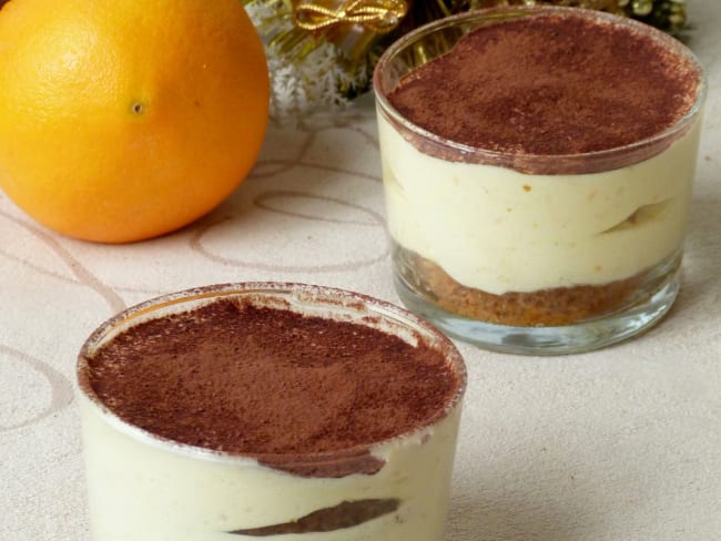 Tiramisu orange et pain d'épice