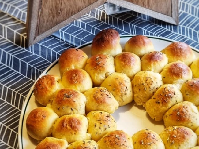 Couronne de briochettes surprises salées, il danubio (au Companion ou non)