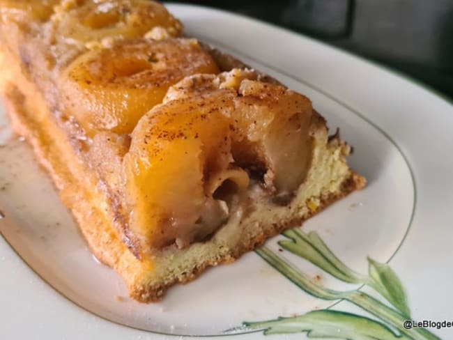 Cake renversé aux pommes sans gluten