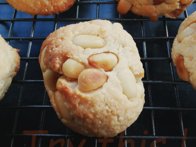 Bouchées amandes et pignons pour les fêtes